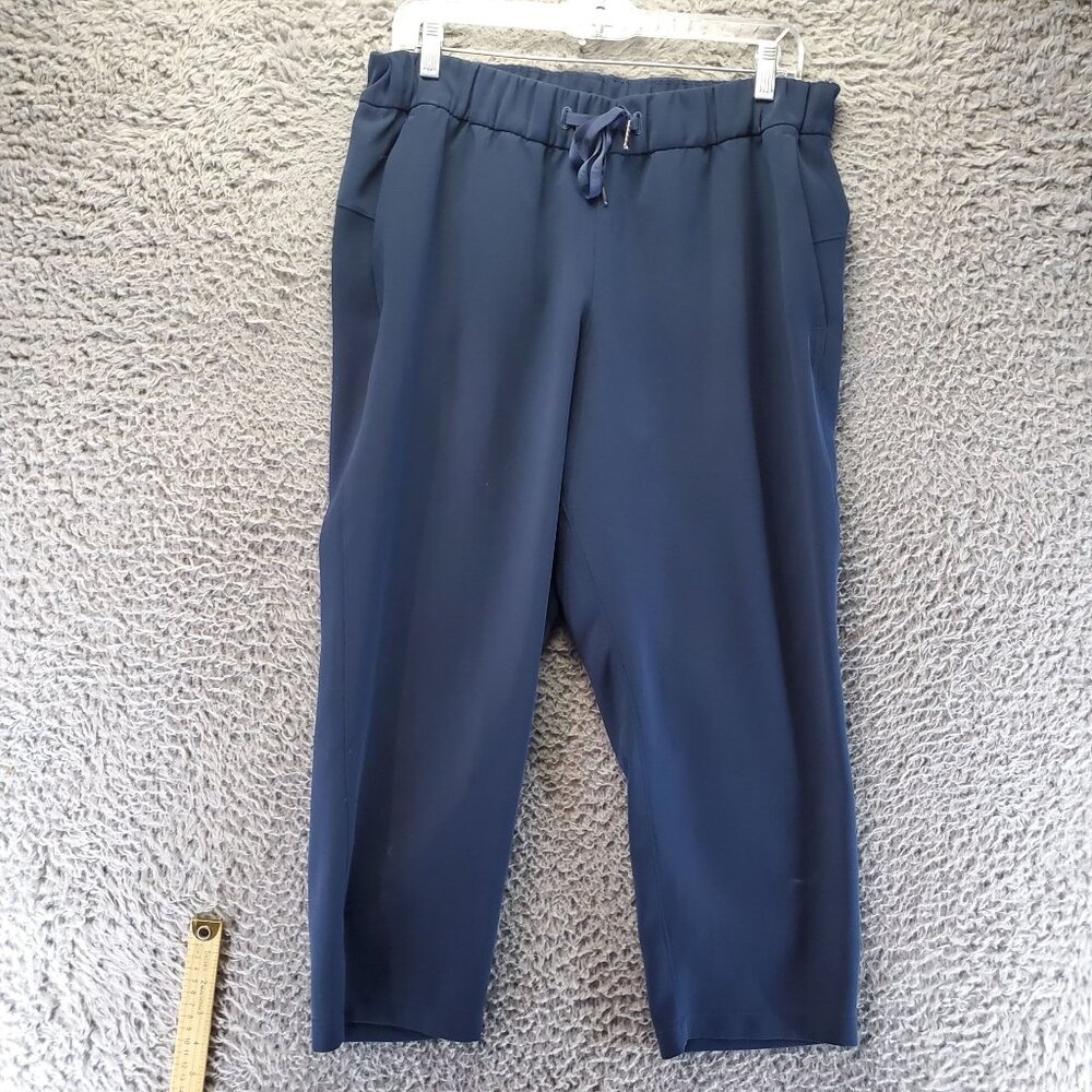 Lululemon Pants Womens Size 10 Blue Elastic Waistband Drawstring Lightweight Jog
